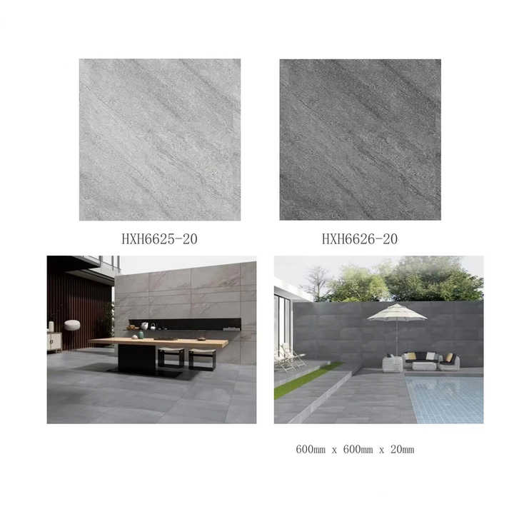 Gach Su Ngoai Troi Cao Cap 600x600mm Day 20mm Chong Truot