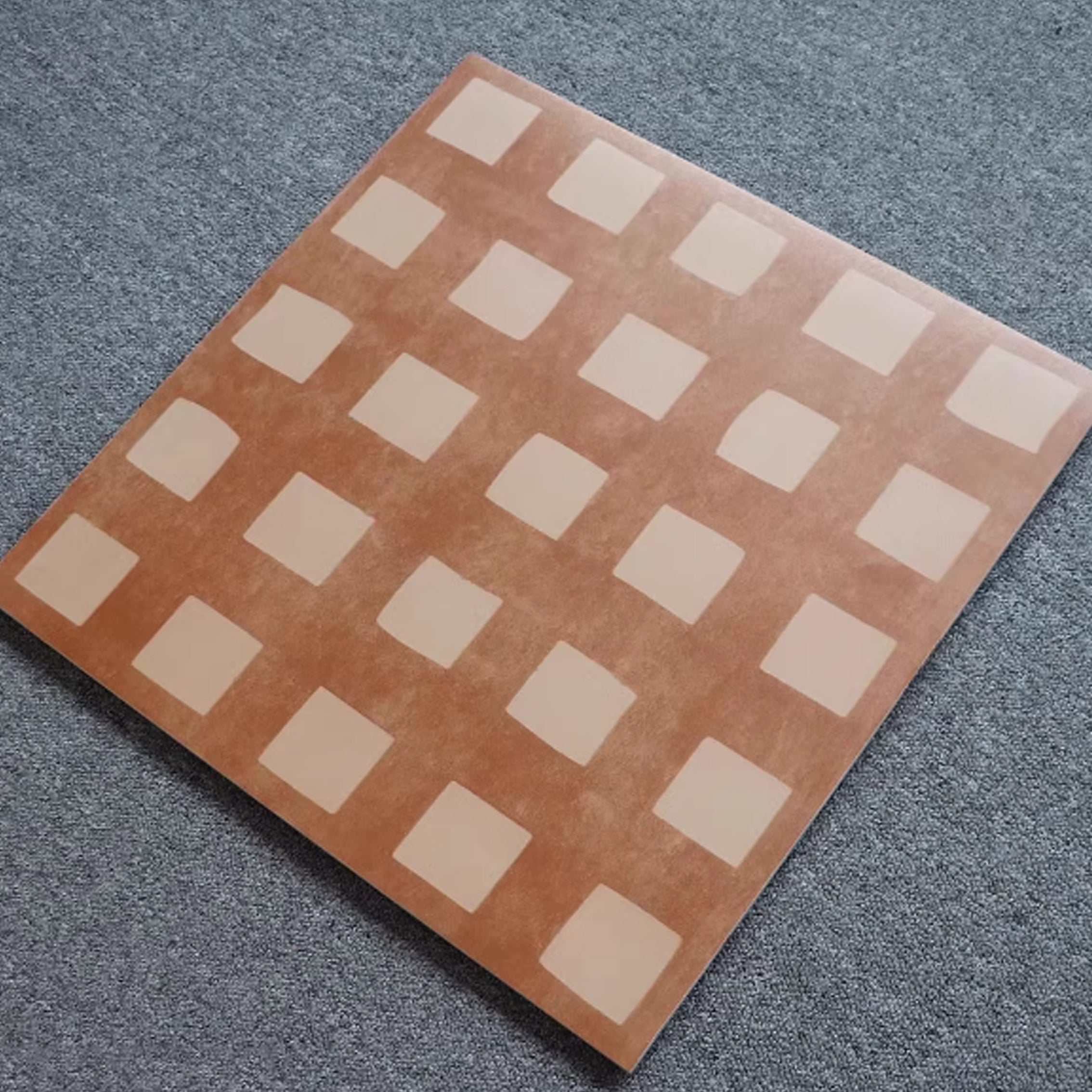 Gạch Lát Sàn Ceramic Mờ Thiết Kế Hiện Đại 600x600 Kháng Khuẩn Chống Trượt Vân Đá Dùng Cho Khách Sạn, Phòng Khách - Cung Cấp Từ Nhà Máy