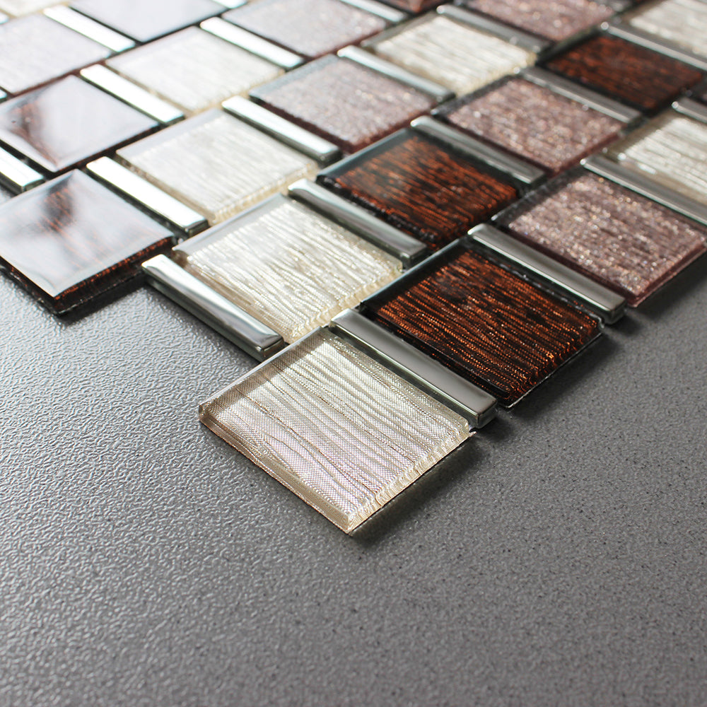 Giá sỉ Vật liệu mosaic kính màu chất lượng cao cho Gạch mosaic kính ốp tường nhà/phòng