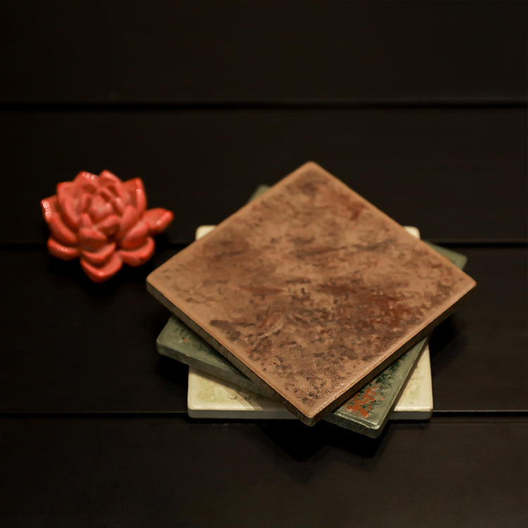 Gạch Tráng Men Thủ Công Họa Tiết Làng Tây Ban Nha Tím 10x10cm Trang Trí Tường Và Sàn Phòng Tắm, Bếp