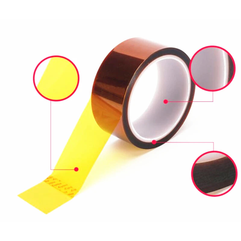 Băng Kapton 3 30mm Dán Điện Polyimide Chịu Nhiệt Cho PCB