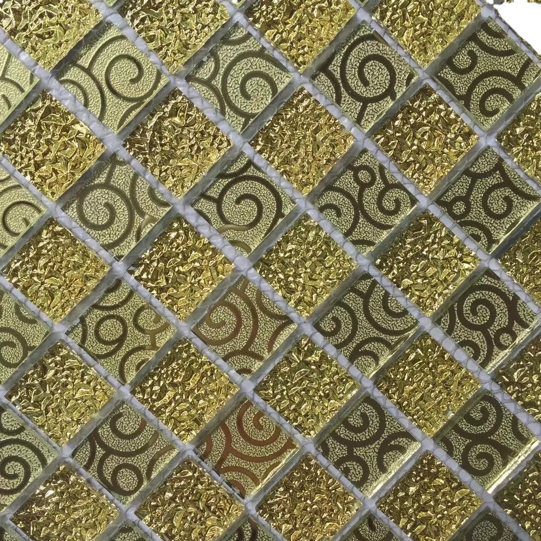 Gạch Kính Mosaic Pha Lê Chất Lượng Cao, Mosaic Thủy Tinh Dùng cho Phòng Tắm