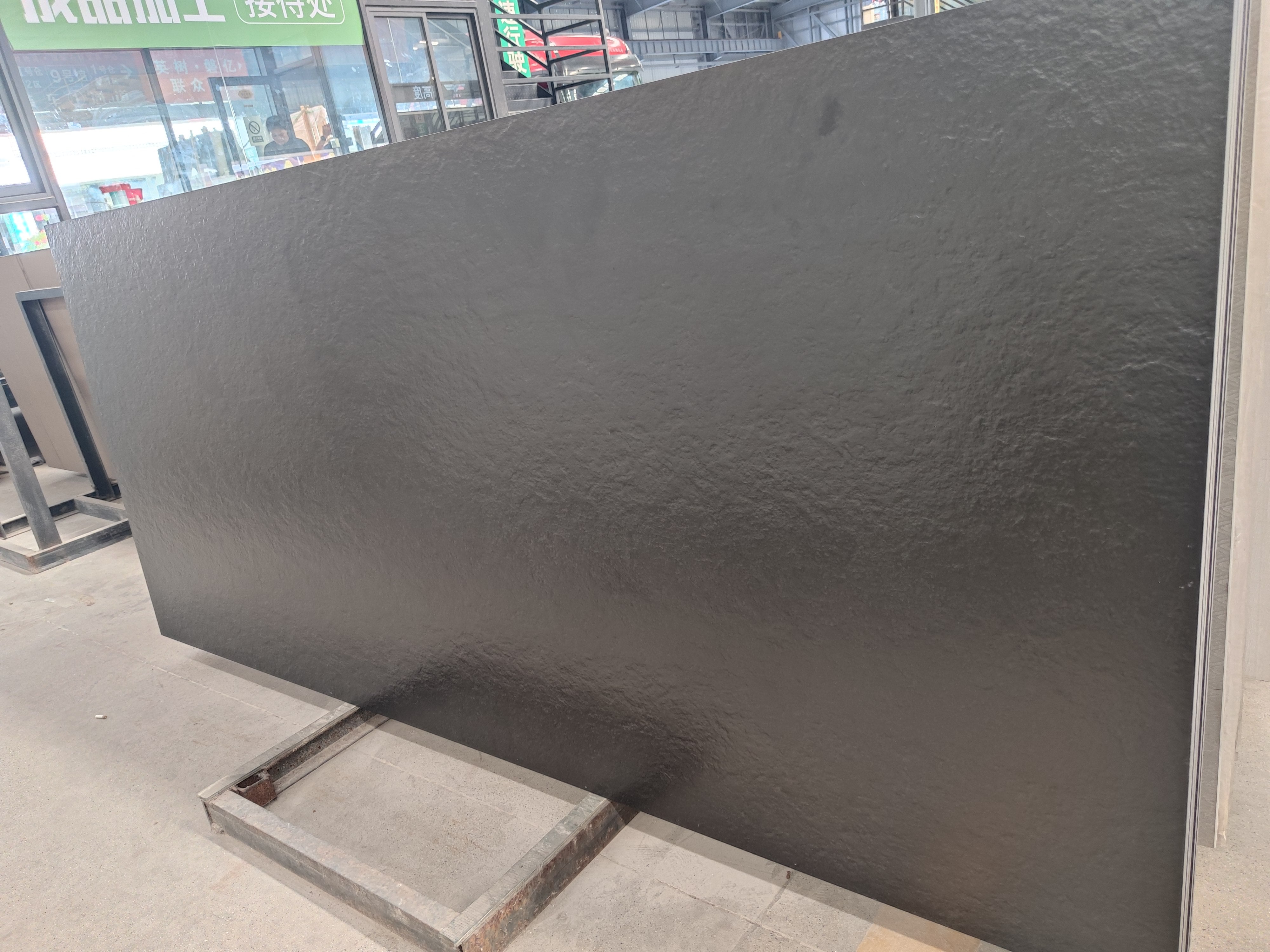 Tấm đá nung kết Đen tuyền Sang trọng Hiện đại dành cho Đảo bếp và Mặt bàn bếp Cao cấp