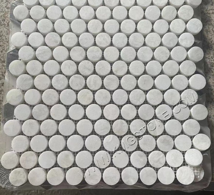 Gạch Mosaic Đá Cẩm Thạch Hiện Đại Cổ Điển Họa Tiết Hoa Bất Quy Tắc Hỗn Hợp Đá Kỹ Thuật Tự Nhiên Dùng Cho Sàn Nhà Bếp, Khách Sạn, Phòng Tắm Trong Nhà