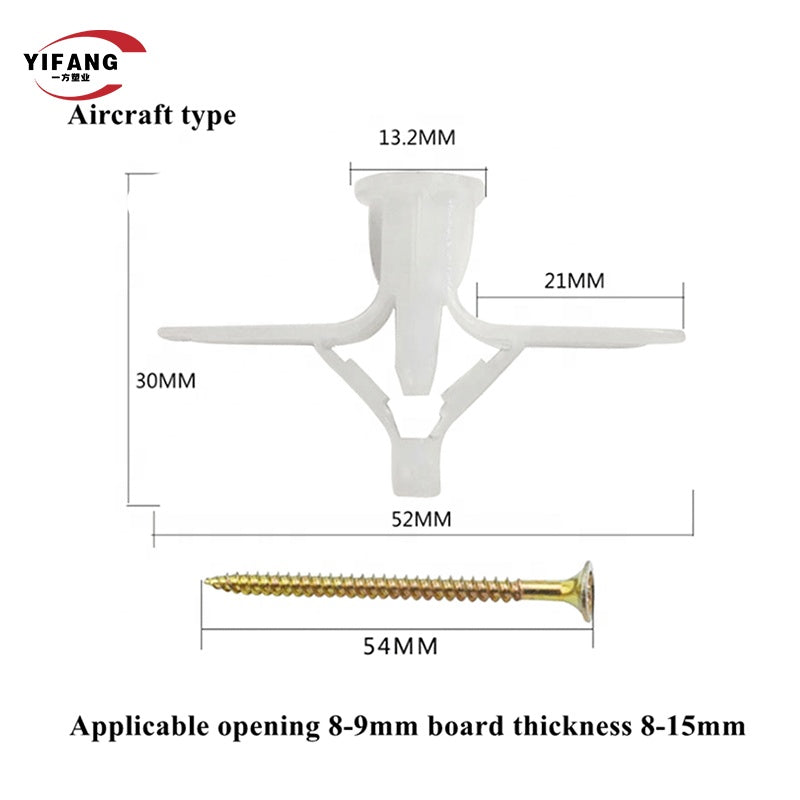 Ống giãn nở/Bulong giãn nở/Đệm nở bằng nhựa Nylon cho máy bay