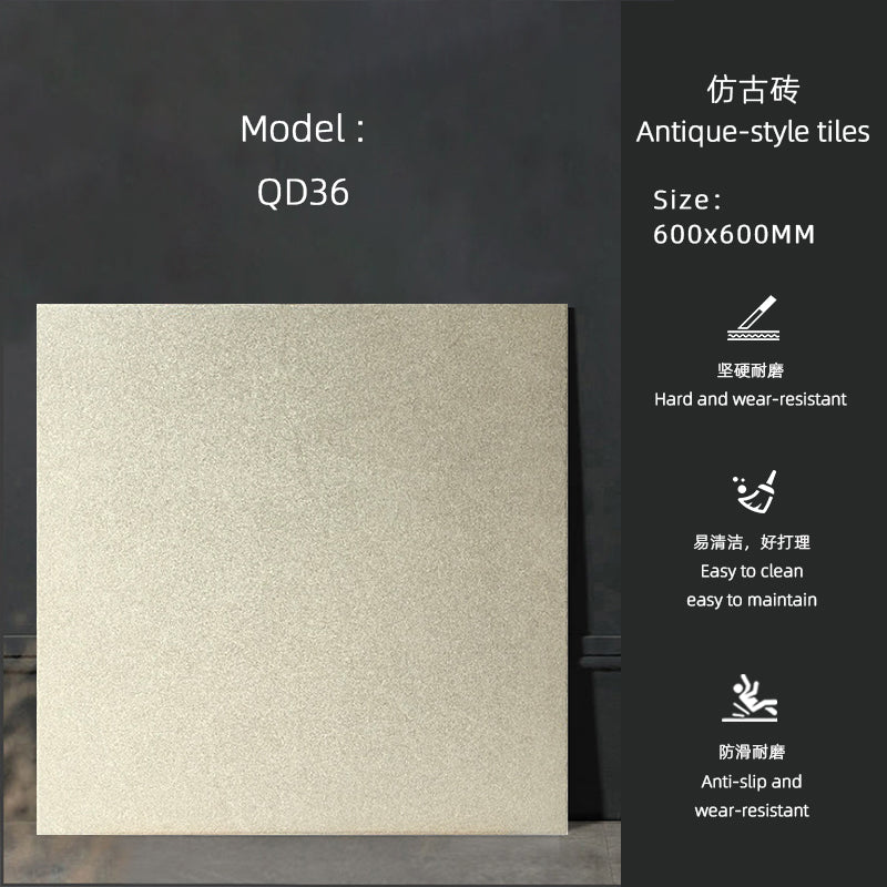 Gạch Lát Phật Sơn 60x60cm Vân Đá Cẩm Thạch Giả Cổ