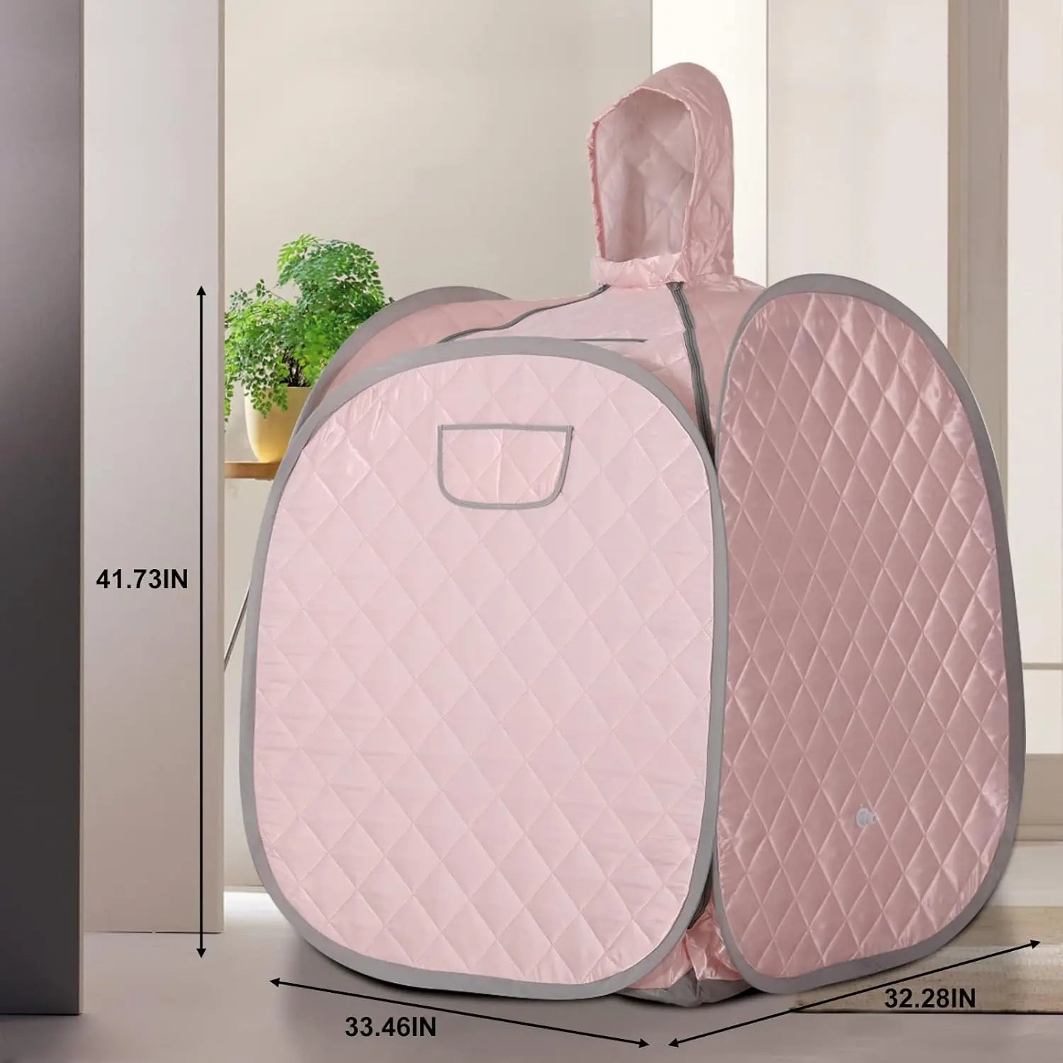 Smartmak Sauna Toan Than Di Dong 2L US Plug Dieu Tu Xa
