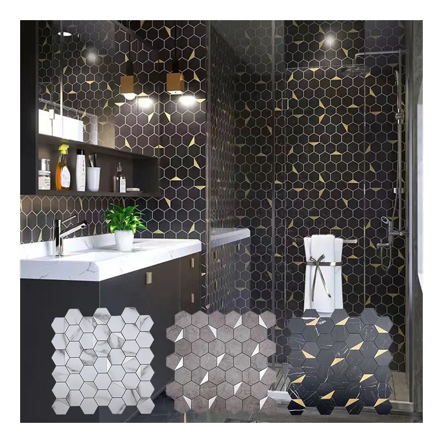 Gạch Dán Bếp Mosaic Lục Giác - Sỉ Từ Nhà Máy