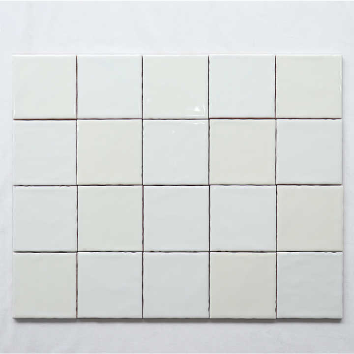 Gạch ốp tường tàu điện ngầm màu trắng kích thước 10 x 10 cm giá rẻ của Trung Quốc dùng để trang trí phòng tắm nhà bếp