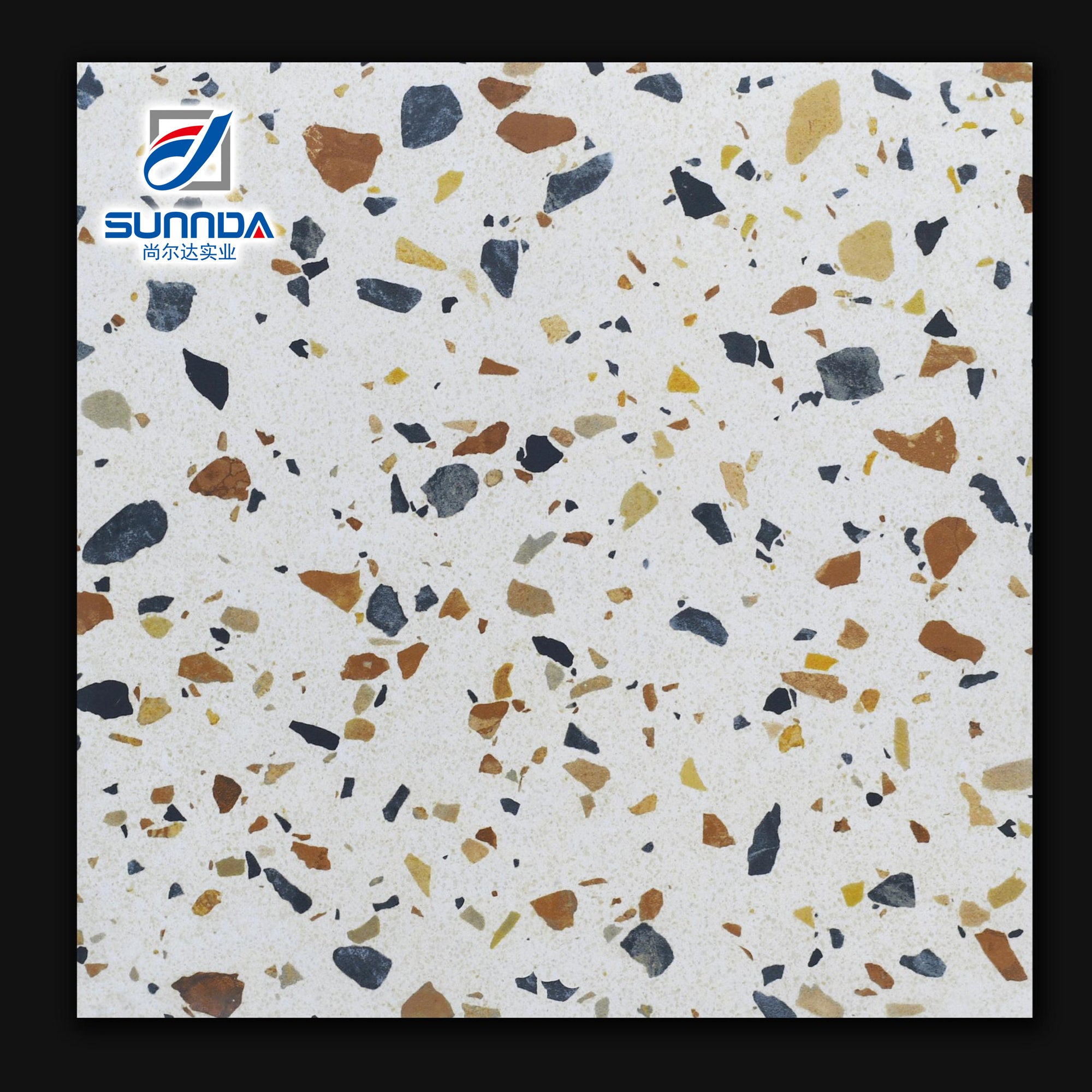 Gạch sứ lát sàn 600x600 cạnh thẳng, vân gỗ kiểu CN, hoàn thiện giả gỗ ceramic