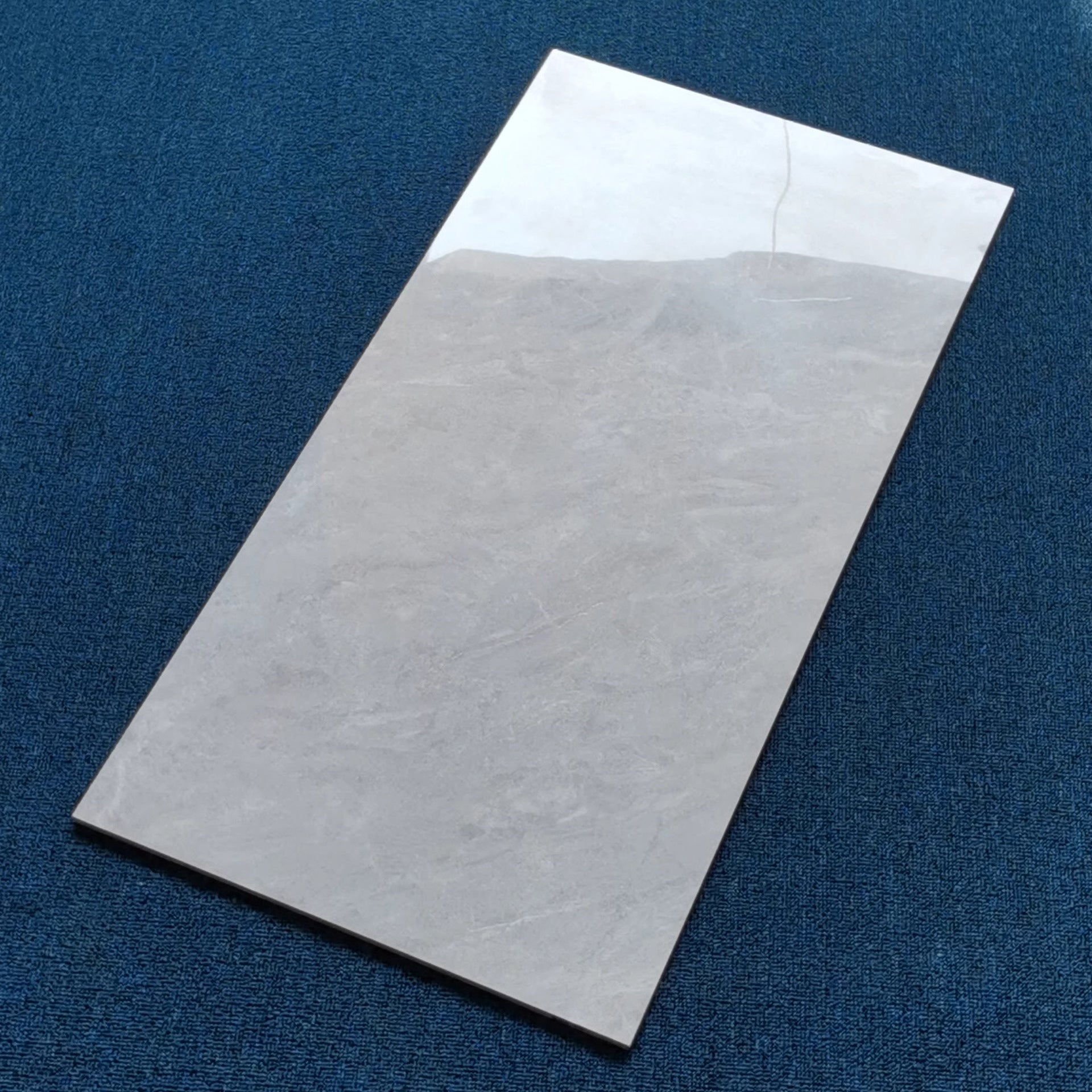 Gạch kim loại tráng men vân đá cẩm thạch hiện đại toàn diện 400x800 Gạch ốp tường nội thất kiểu giữa cho Nhà bếp, Phòng tắm, Miếng dán gạch ốp tường