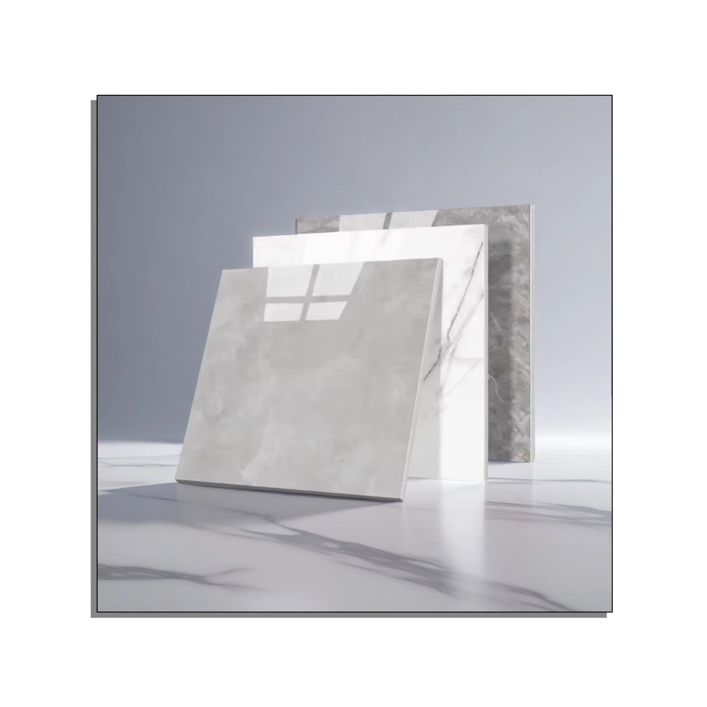 Gạch Lát Sàn Porcelain Trắng Marble 600x600