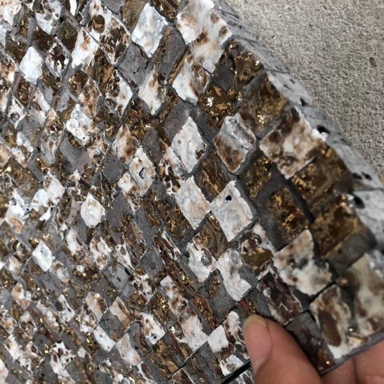 Gạch Mosaic Đá Dung Nham Tự Nhiên Hình Vuông Nhỏ Trang Trí Tường Và Sàn