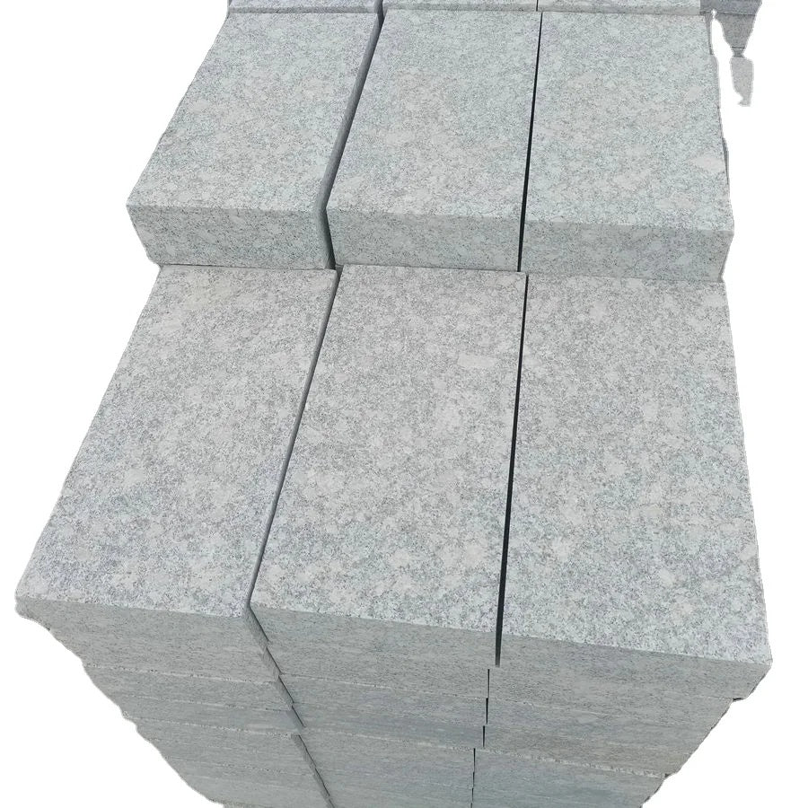 Trang trí nhà hiện đại với cầu thang đá màu xám nhạt, mặt bàn đá Granite G603, gạch Xiamen tự nhiên giá cả phải chăng, thiết kế phong cách