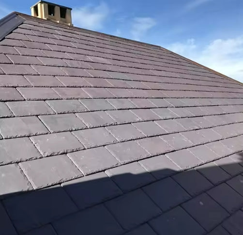 Ngói Lợp Đá Phiến Đen Tự Nhiên Hình Vuông Thiết Kế Hiện Đại & Châu Âu Dành Cho Khách Sạn Biệt Thự Công Viên Với Hoàn Thiện Mộc Mạc & Cổ Điển