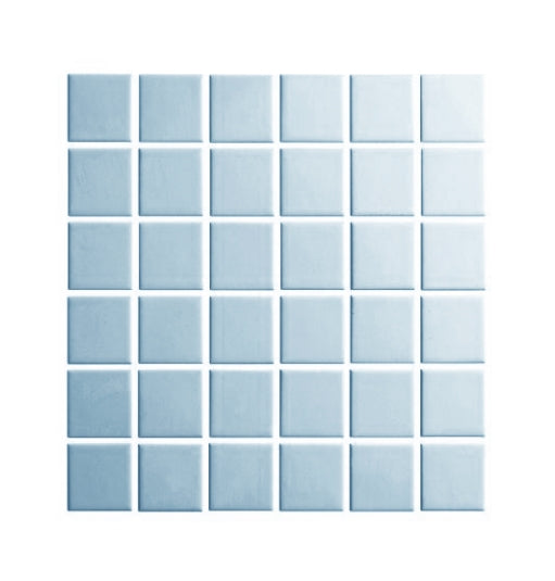Gạch Mosaic Gốm Sứ Vuông Xanh Dương Hiện Đại Chống Nước
