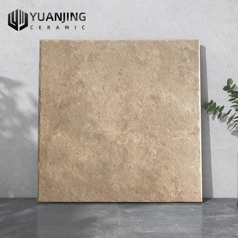 Gạch Lát Nền Sân Vườn Ngoài Trời Yuanjing Phong Cách Lâu Đài Màu Vôi Cổ Điển Chống Trượt 600x600mm