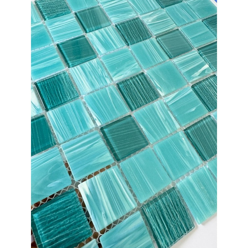Gạch mosaic thủy tinh cao cấp MH 364205