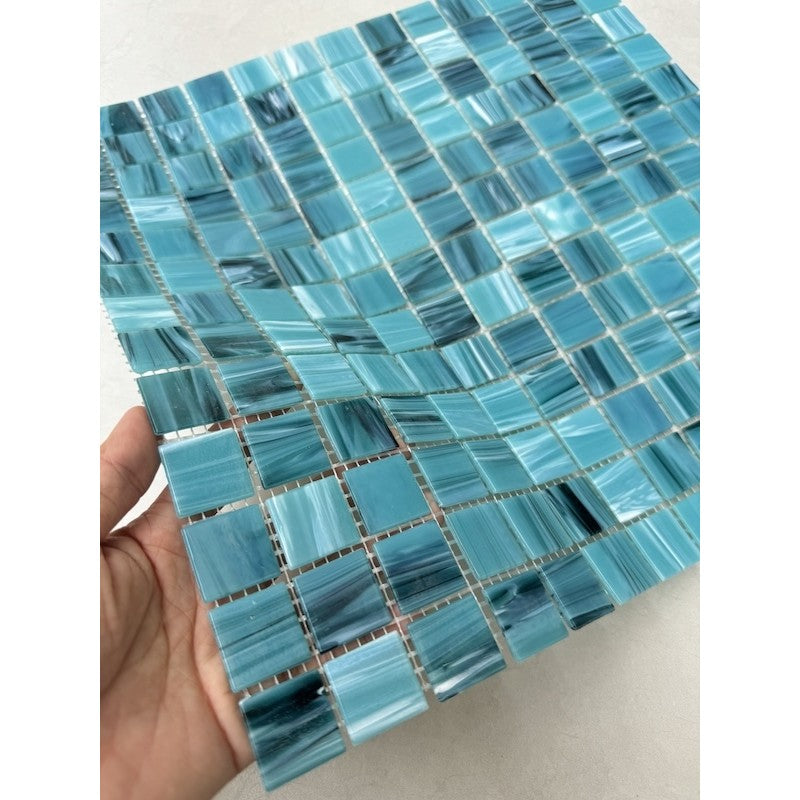 Gạch mosaic thủy tinh cao cấp MH 2338