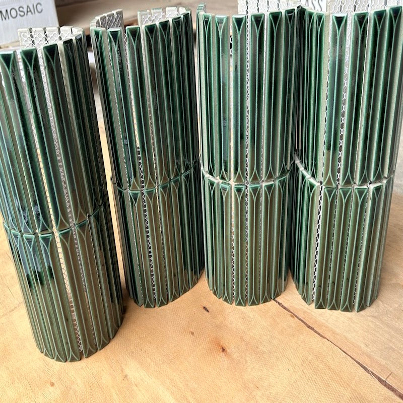 Gạch Mosaic Que Đũa MHT 118 Màu Xanh Lá