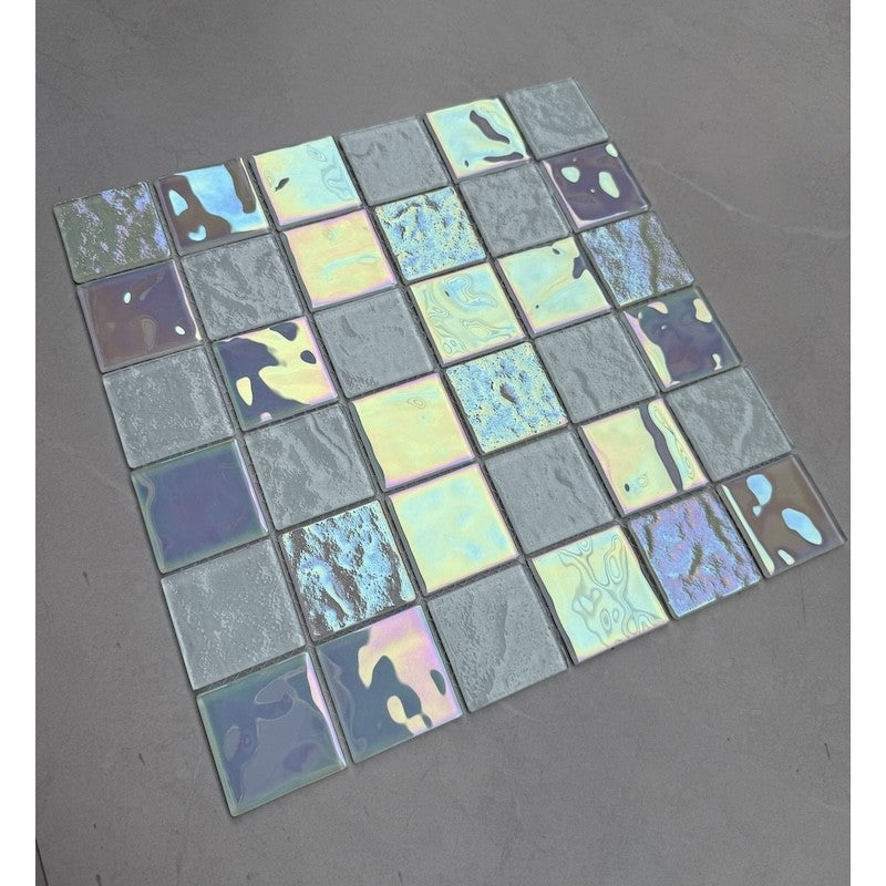 Gạch mosaic thủy tinh lấp lánh MH 7025