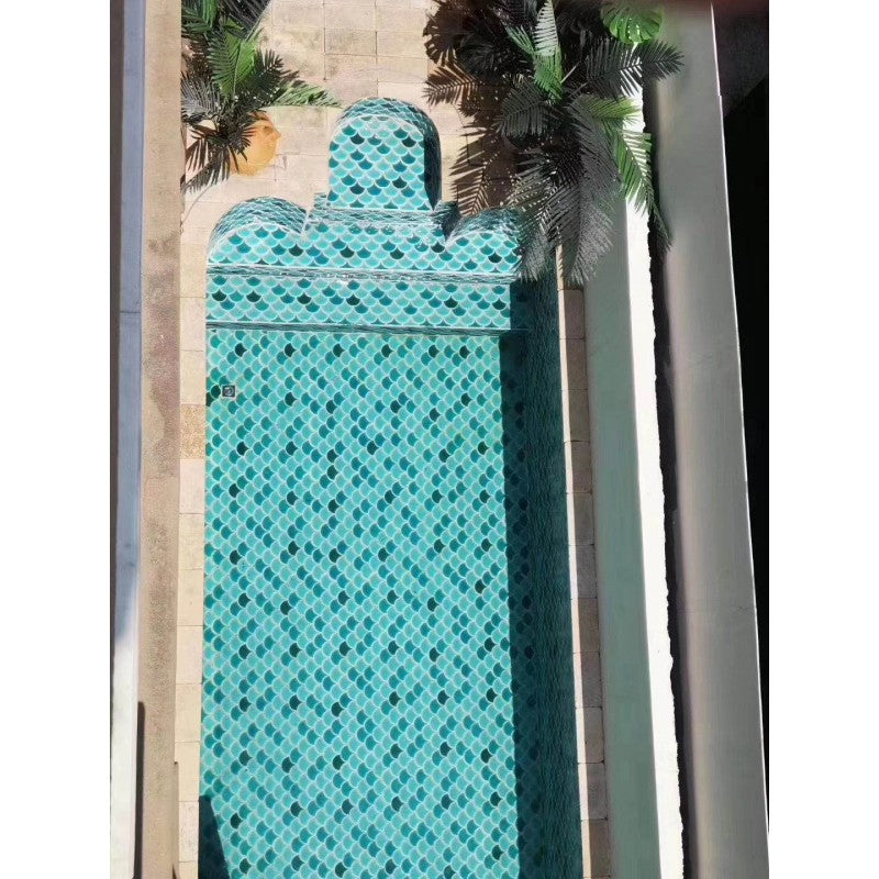 Gạch Mosaic Vảy Cá Rạn 2 lớp MHF 9002