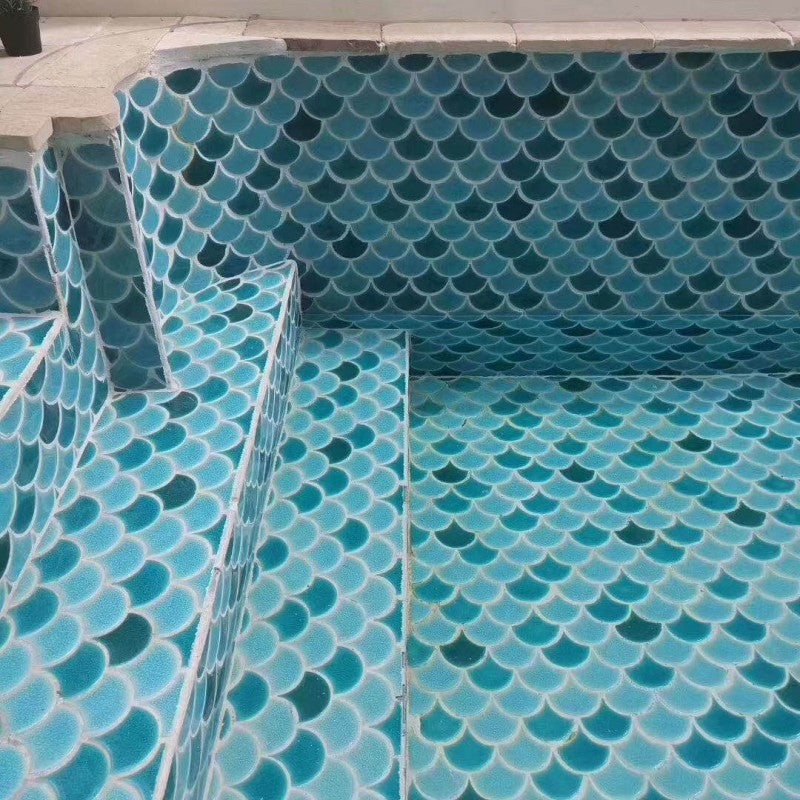 Gạch Mosaic Vảy Cá Rạn 2 lớp MHF 9002