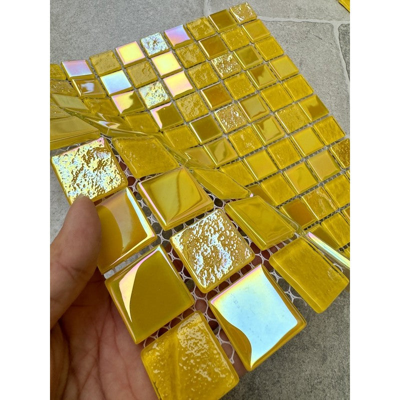 Gạch mosaic thủy tinh lấp lánh MH 7020