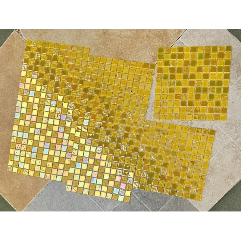 Gạch mosaic thủy tinh lấp lánh MH 7020