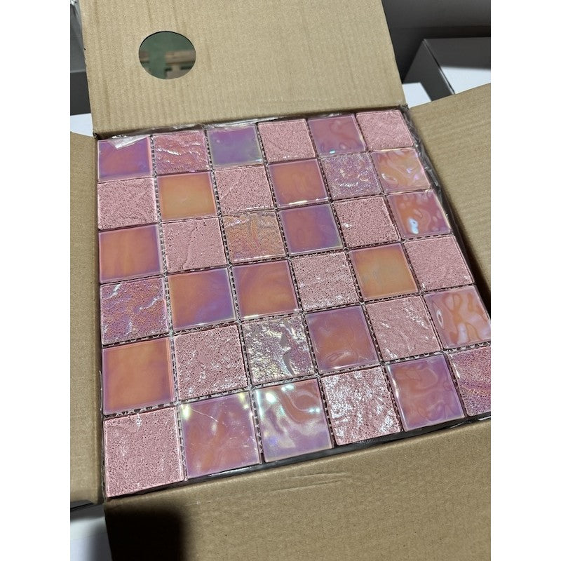 Gạch mosaic thủy tinh lấp lánh MH 7023