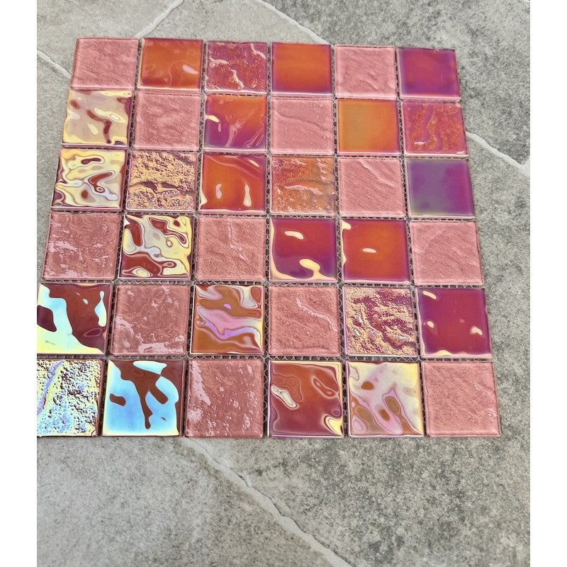 Gạch mosaic thủy tinh lấp lánh MH 7023