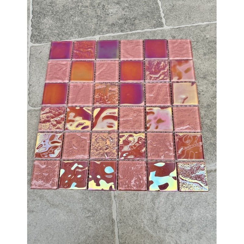 Gạch mosaic thủy tinh lấp lánh MH 7023