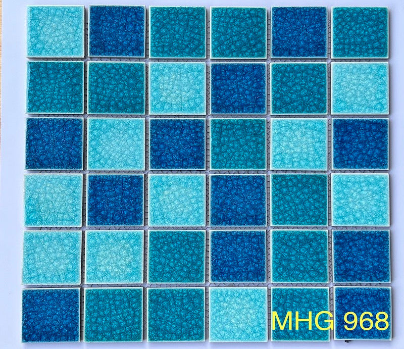 Gạch Mosaic Gốm Men Rạn 2 Lớp MHG 968