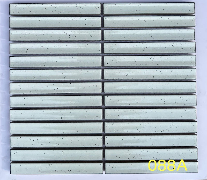 Gạch Mosaic Que Đũa Màu Trắng 088A