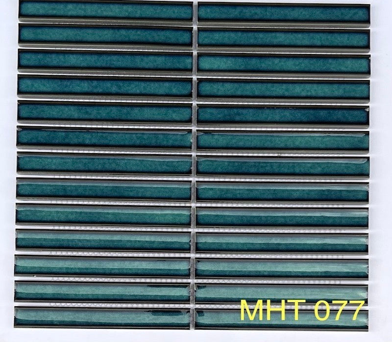 Gạch Mosaic Que Đũa Màu Xanh Biển MHT 077