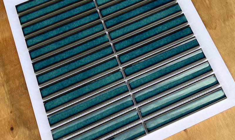 Gạch Mosaic Que Đũa Màu Xanh Biển MHT 077