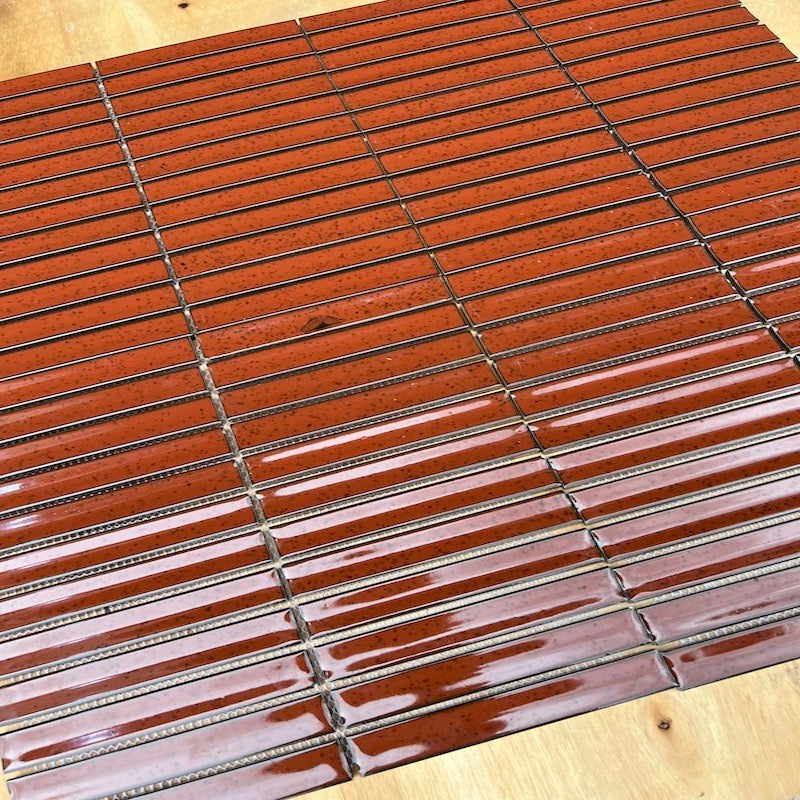 Gạch Mosaic Que Đũa Màu Đỏ MHT 016