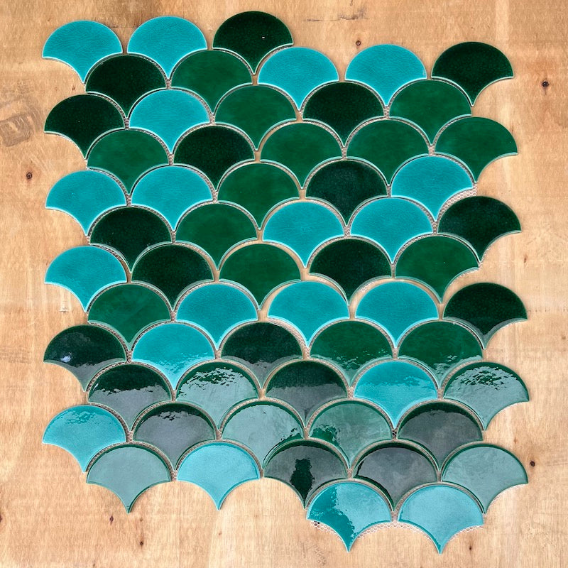 Gạch Mosaic Vảy Cá MHF 217