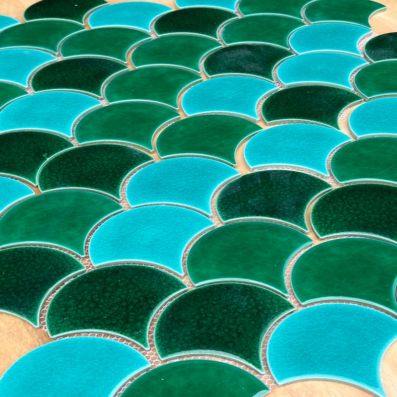 Gạch Mosaic Vảy Cá MHF 217