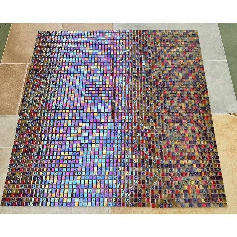 Gạch mosaic thủy tinh cao cấp MH 1596