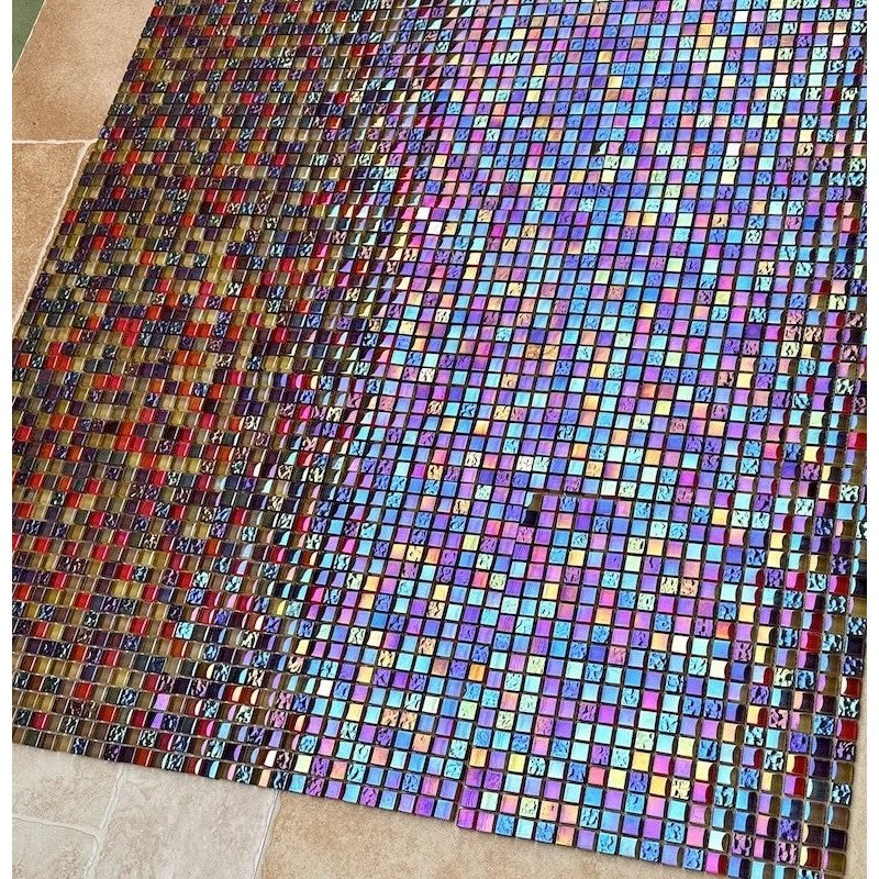Gạch mosaic thủy tinh cao cấp MH 1596