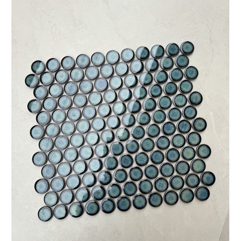 GẠCH MOSAIC CHẤM BI MÀU RÊU CB 160