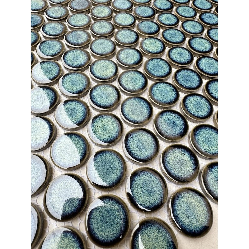 GẠCH MOSAIC CHẤM BI MÀU RÊU CB 160
