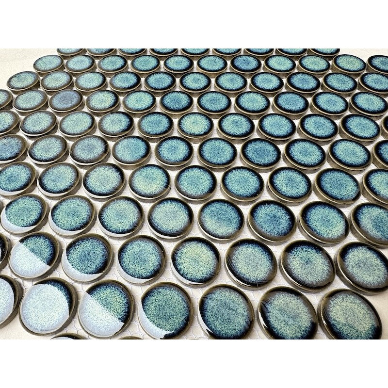 GẠCH MOSAIC CHẤM BI MÀU RÊU CB 160