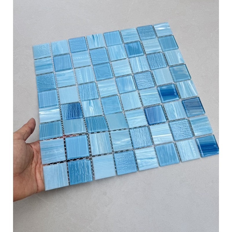 Gạch mosaic thủy tinh cao cấp MH 364201
