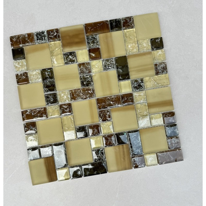 Gạch mosaic thủy tinh cao cấp MH 002