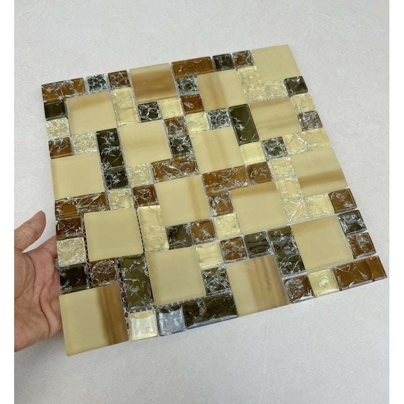 Gạch mosaic thủy tinh cao cấp MH 002