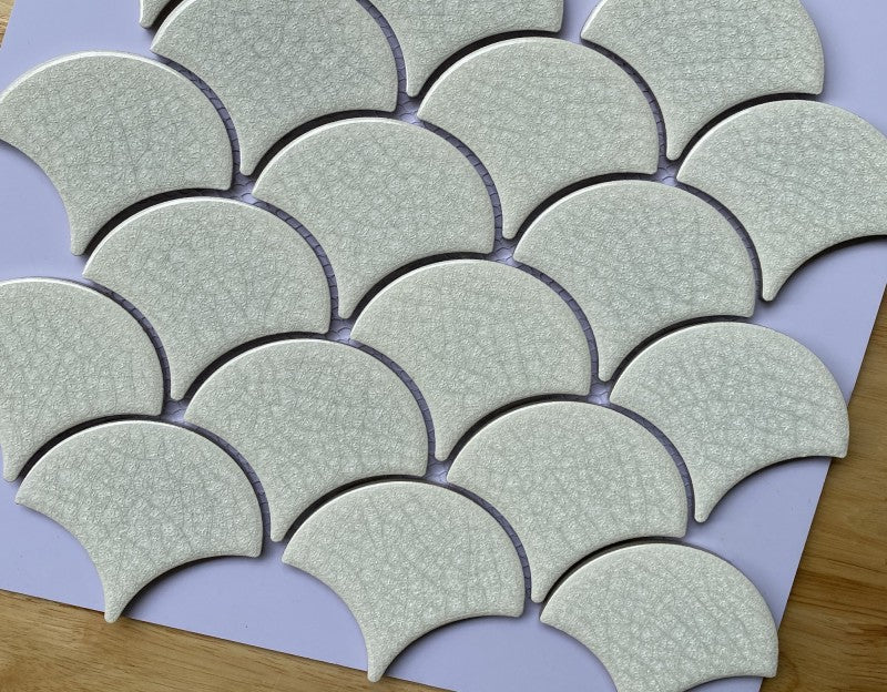 Gạch Mosaic Vảy Cá Rạn 2 lớp MHF 9003