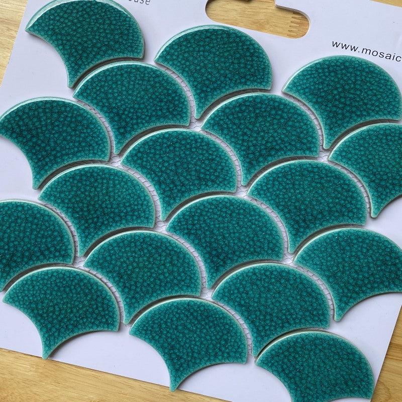Gạch Mosaic Vảy Cá Rạn 2 lớp MHF 90011