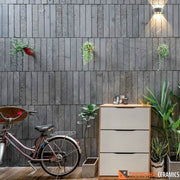 Đá ốp tường ong xám 10×60